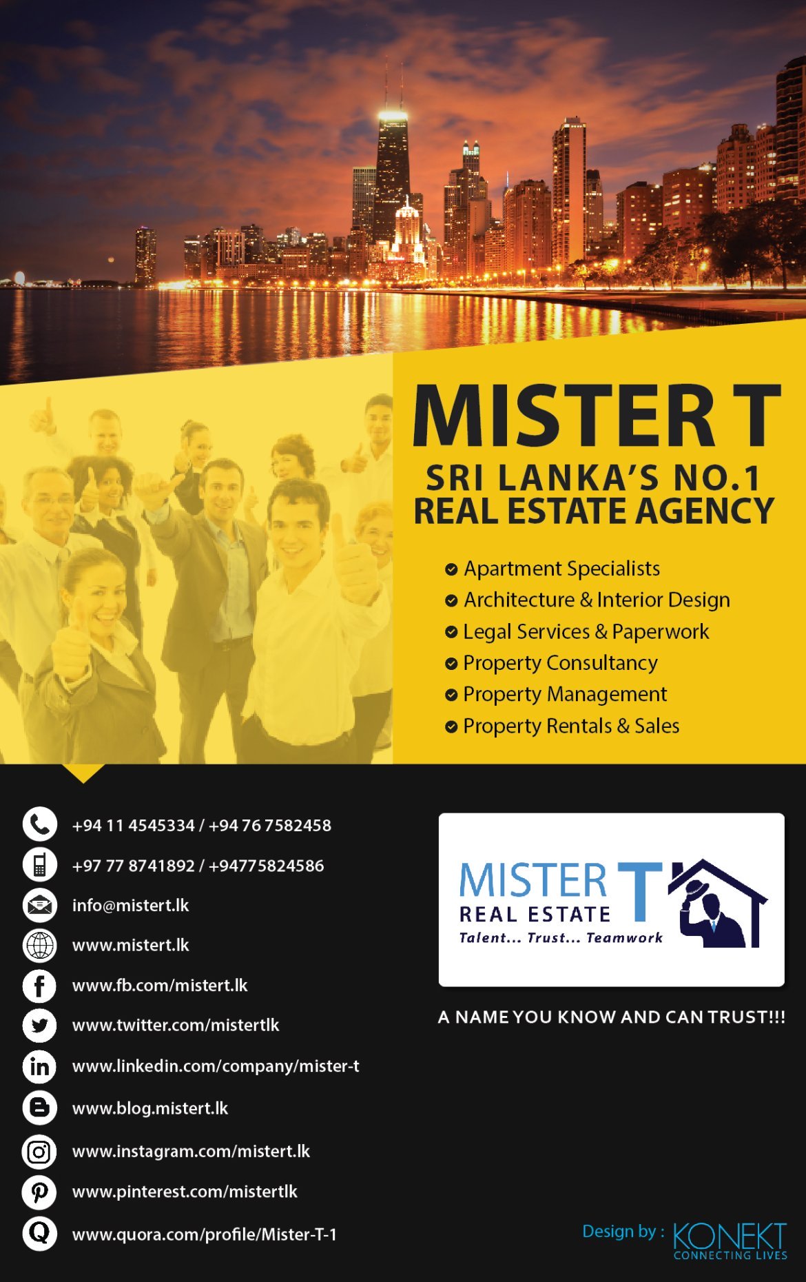 Mister T - Sri Lanka's No. 1 Real Estate Agency